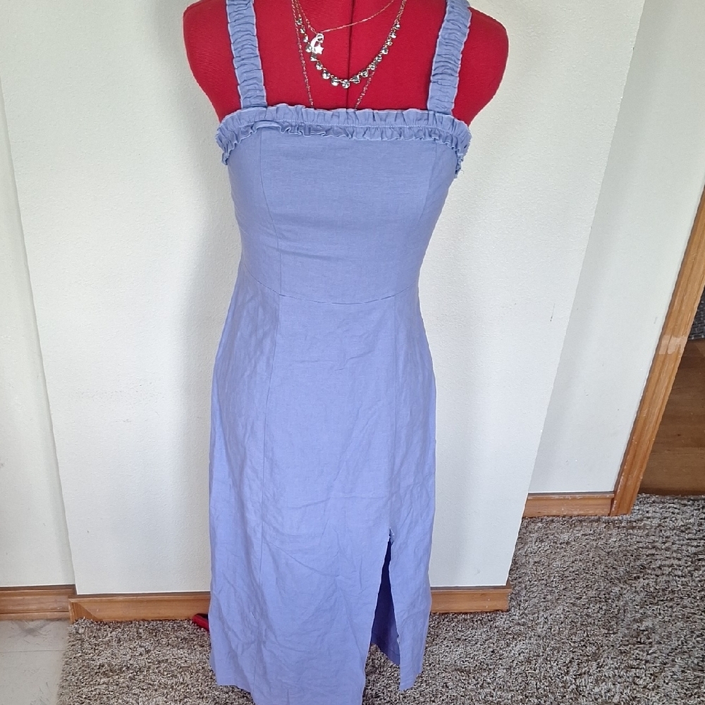 Urban Outfitters Purple Sleeveless Sundress with Slit